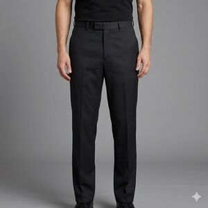 Elbeco Washable Wool Blend Uniform Pants 36R Black Regular-Fit Pre-owned